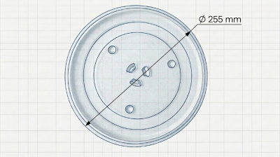 ЧИНИЯ ЗА МИКРОВЪЛНОВА SAMSUNG 255мм 1