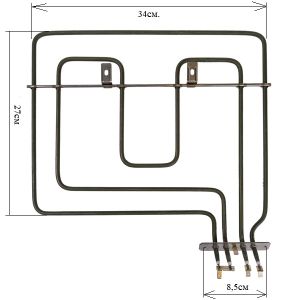 Кликни за увеличение Н-0363 ГОРЕН НАГРЕВАТЕЛ ЗА BEKO 2Х1100W 0