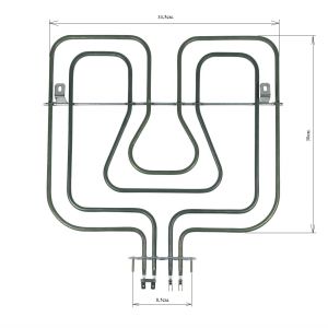 Кликни за увеличение Н-0394 ГОРЕН НАГРЕВАТЕЛ ELECTROLUX, ZANUSSI, AEG 0